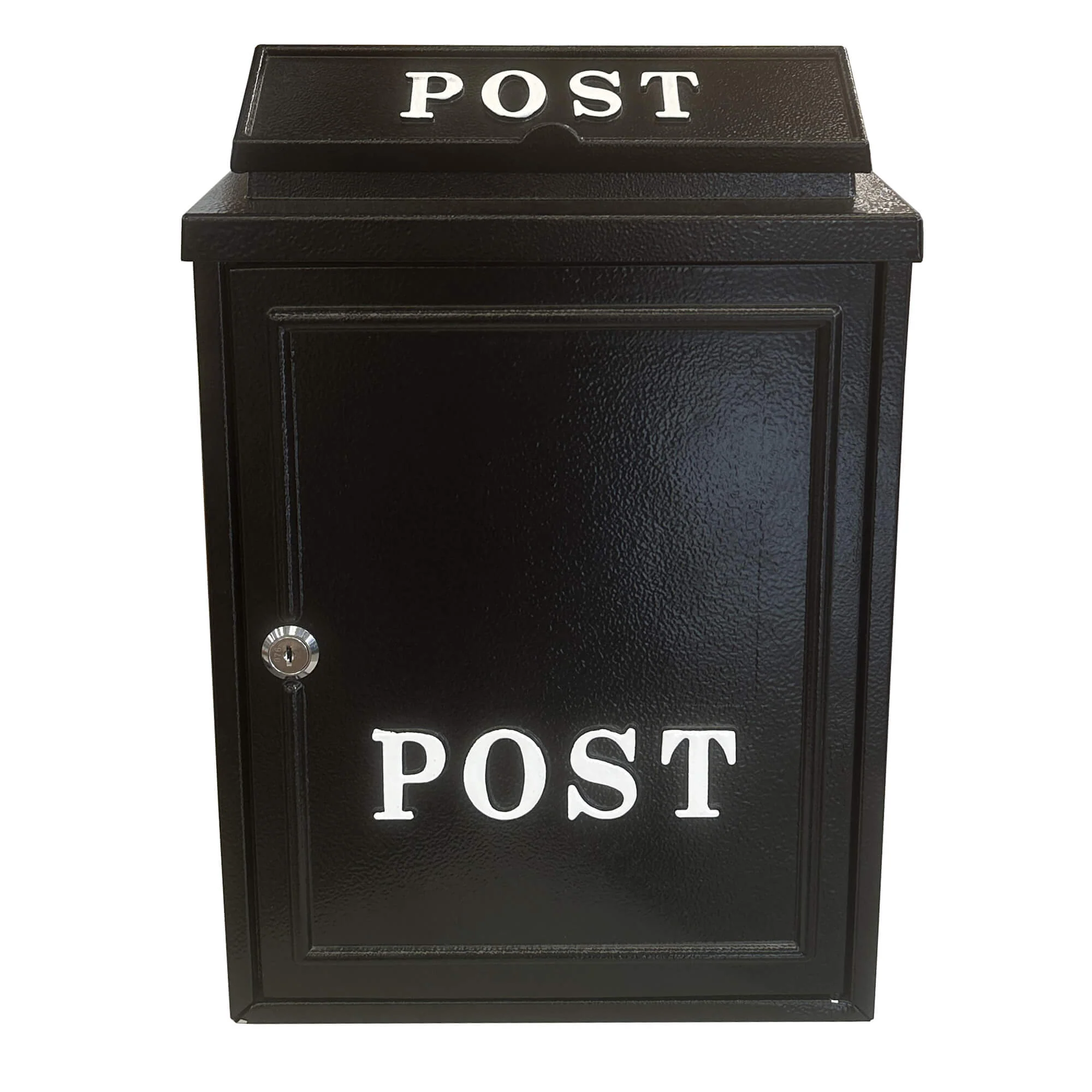 Devon Black Cast Aluminium Letter Box - Image 3