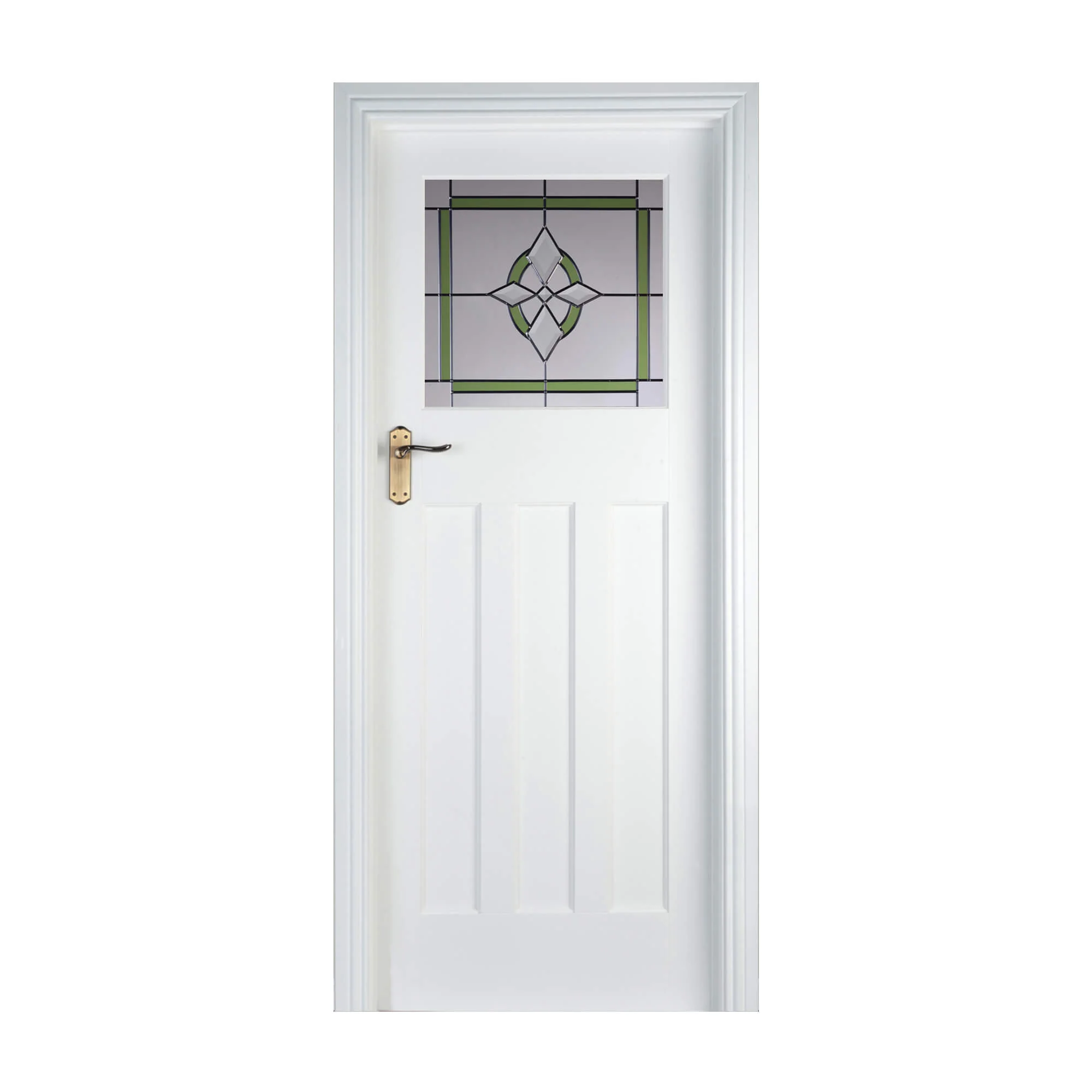 Edwardian White Primed 1 Lite Unglazed Door (40mm) - Image 2
