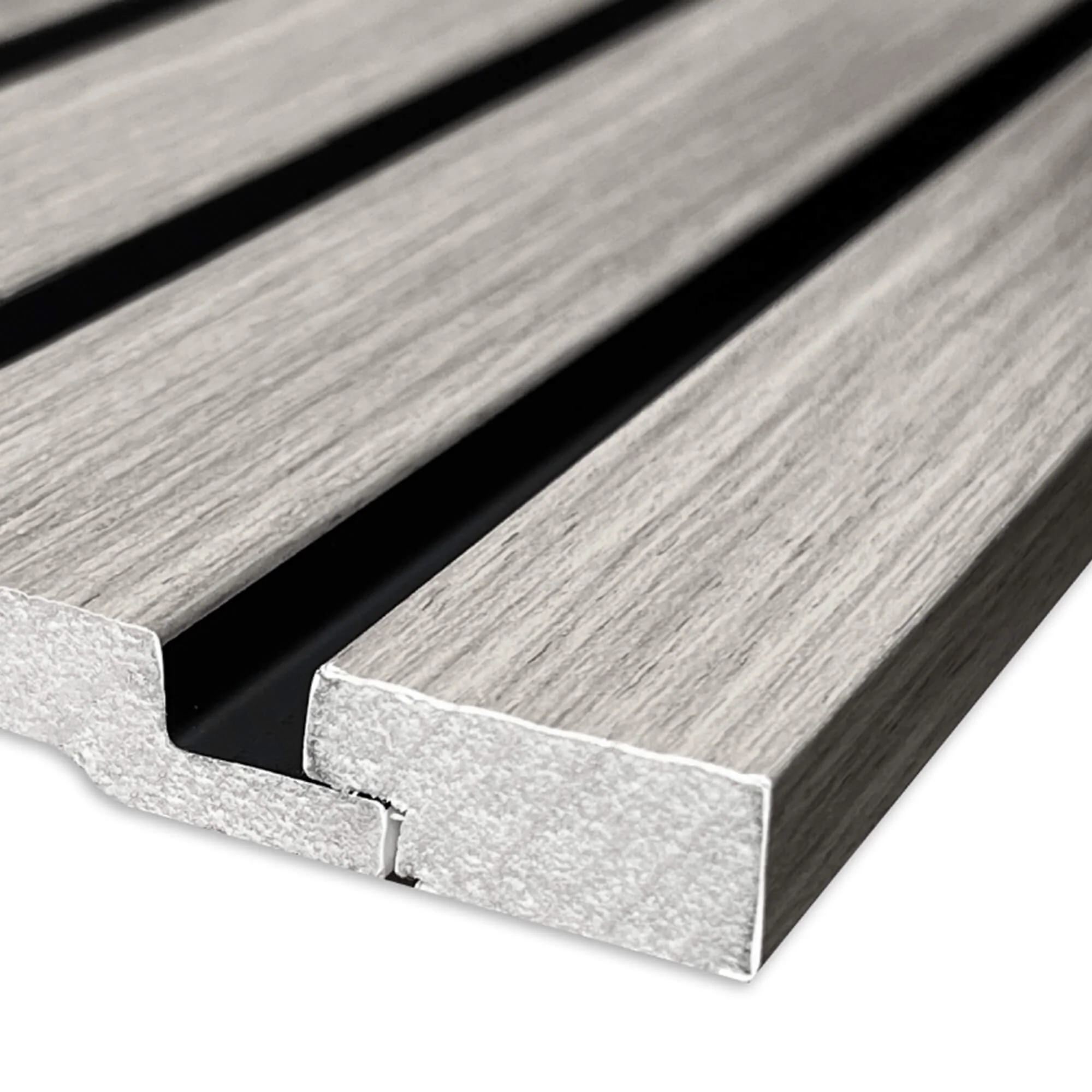 Grey Aqua Slatwall Left Trim - Image 3