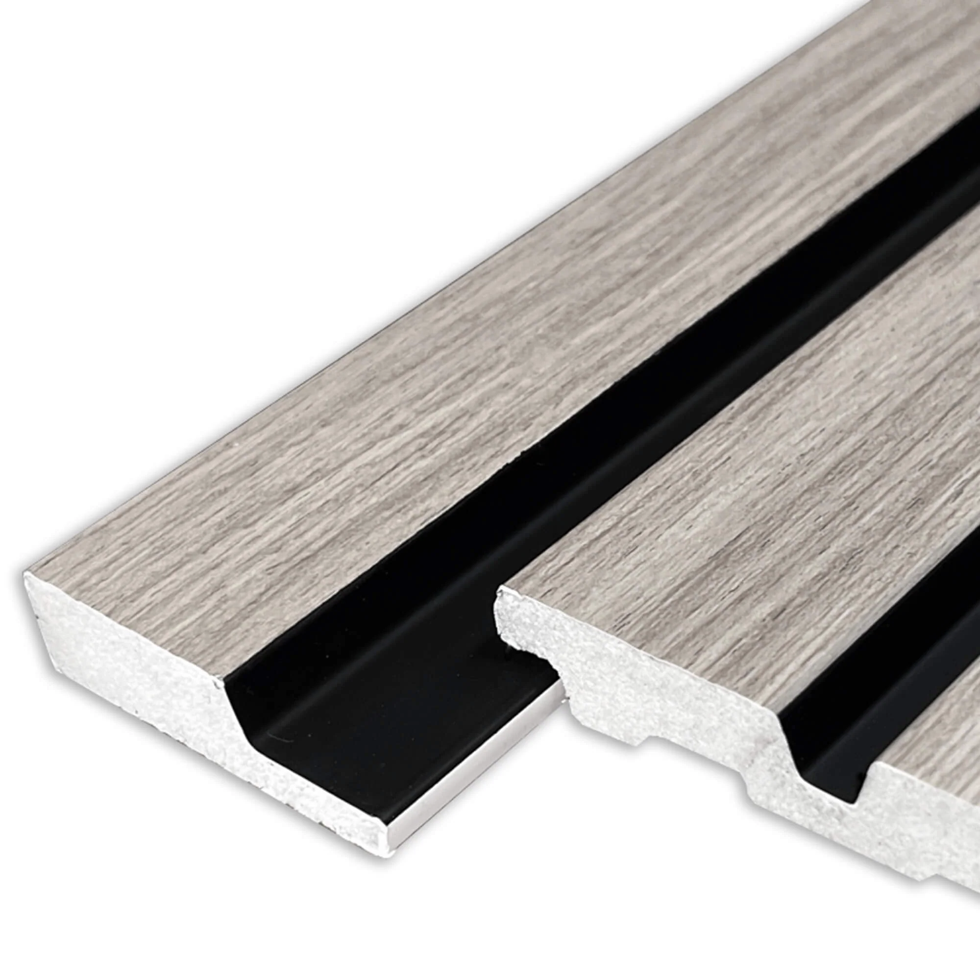 Grey Aqua Slatwall Right Trim - Image 3