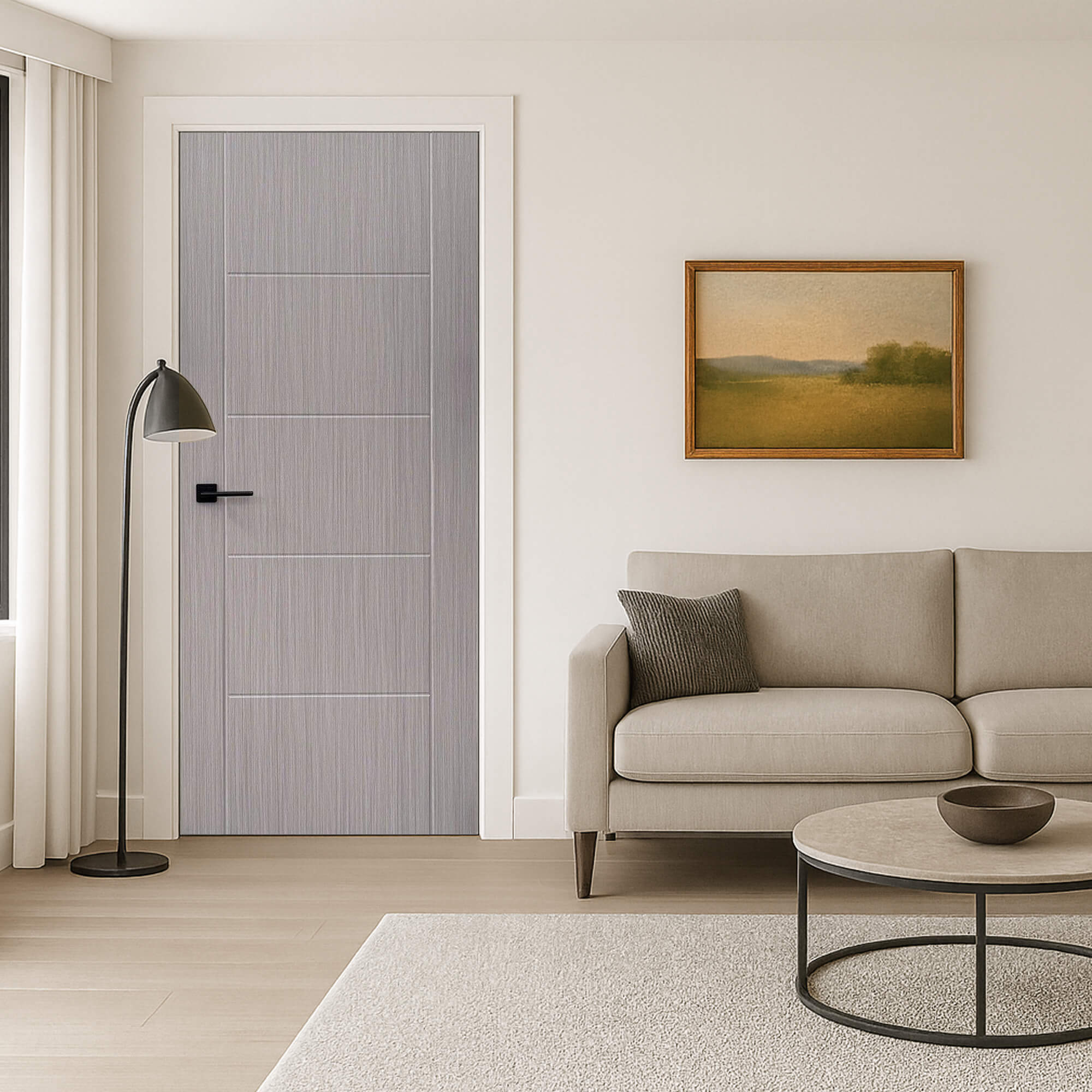Iseo Nova Grey Laminate Door (35mm) - Image 5