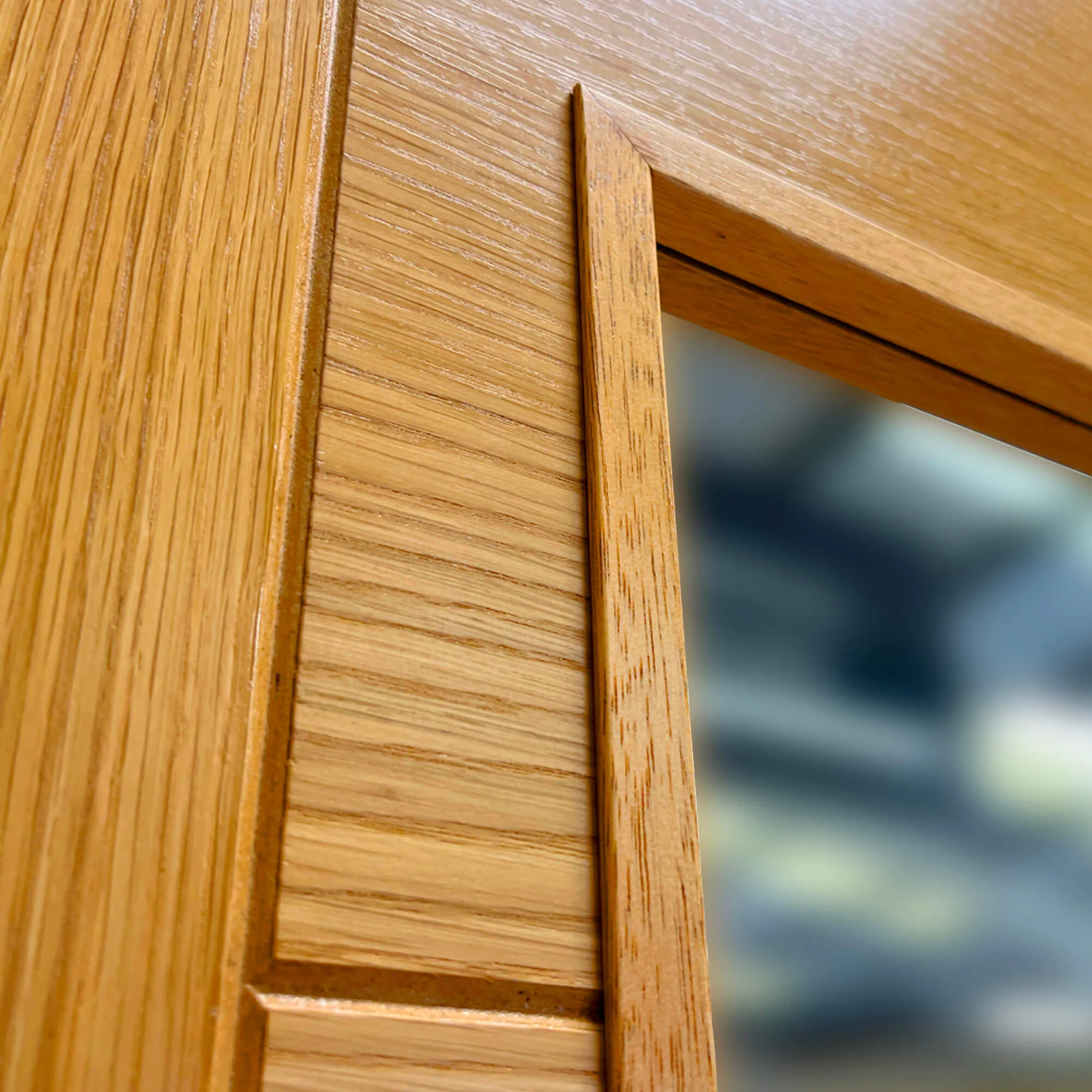 Iseo White Oak 1 Lite Pre-Glazed Door (35mm) - Image 3