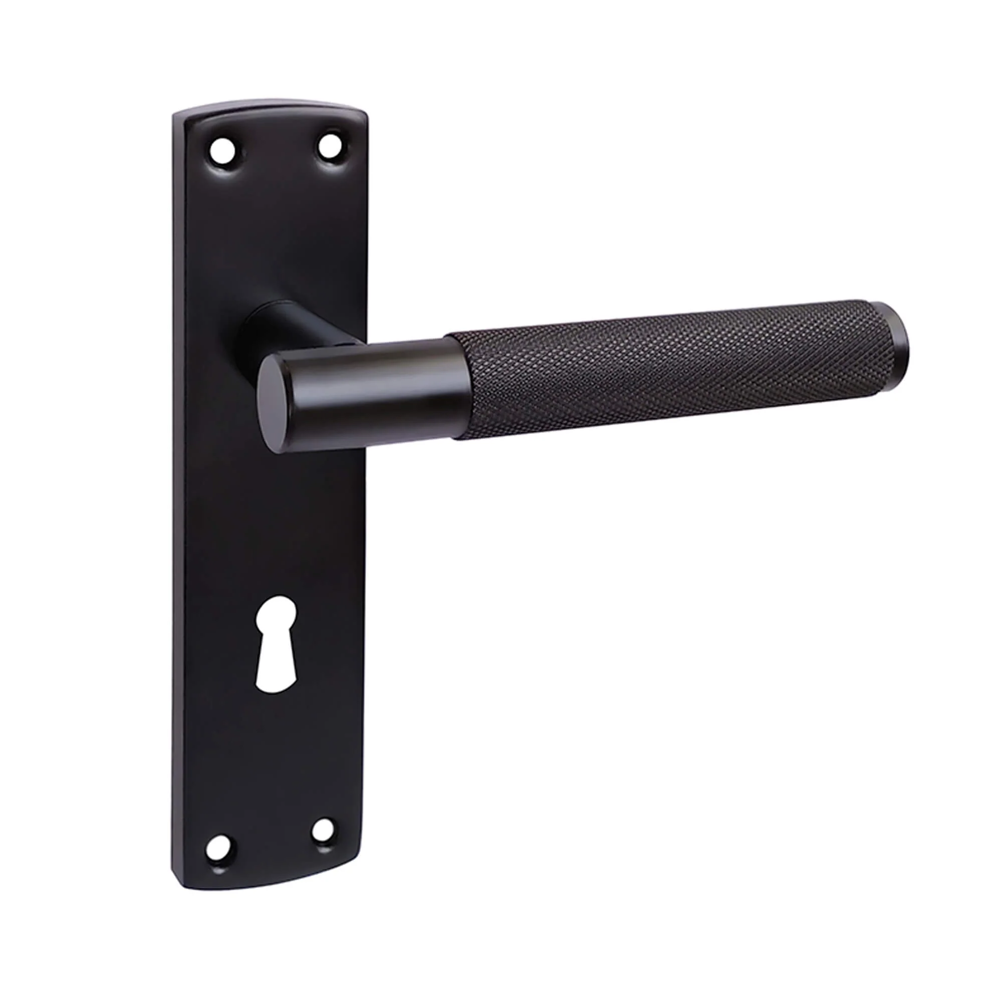 Knurled E-Black Backplate Handle - Image 2