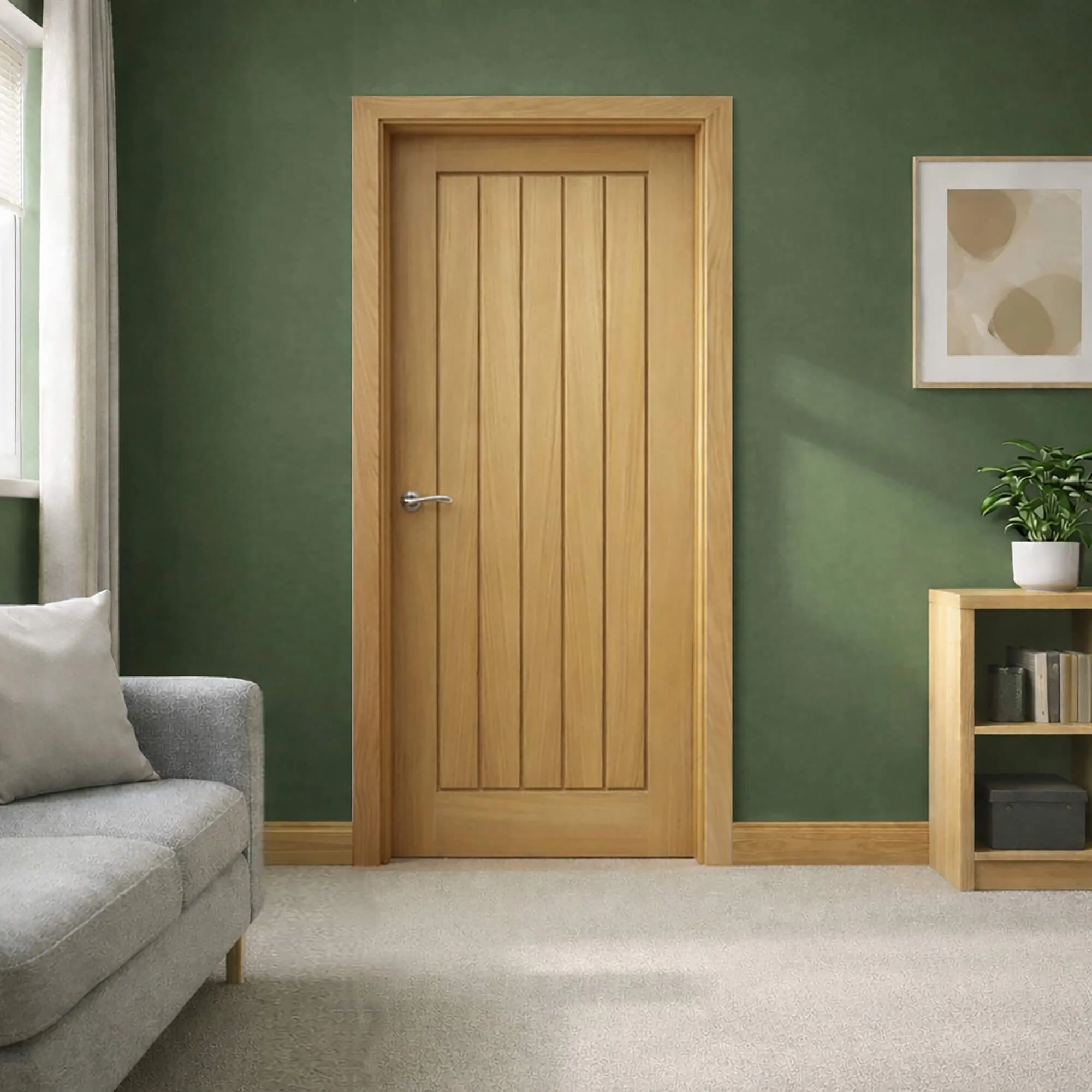 Mexicano White Oak Door(40mm) - Image 5