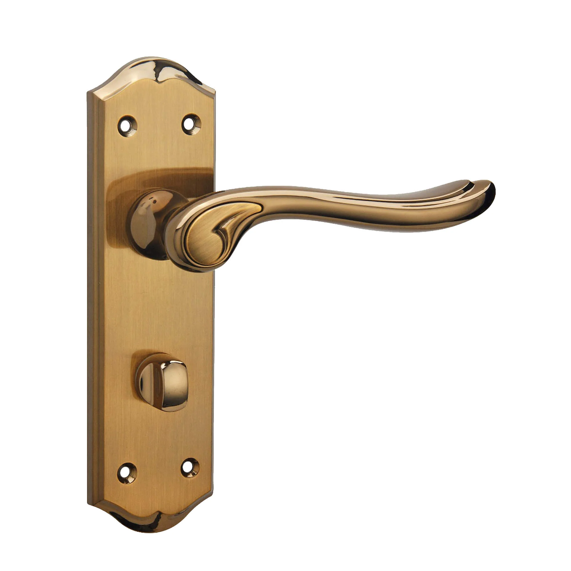 Monet Bright Coffee & Coffee Brushed Backplate Handle - Image 3