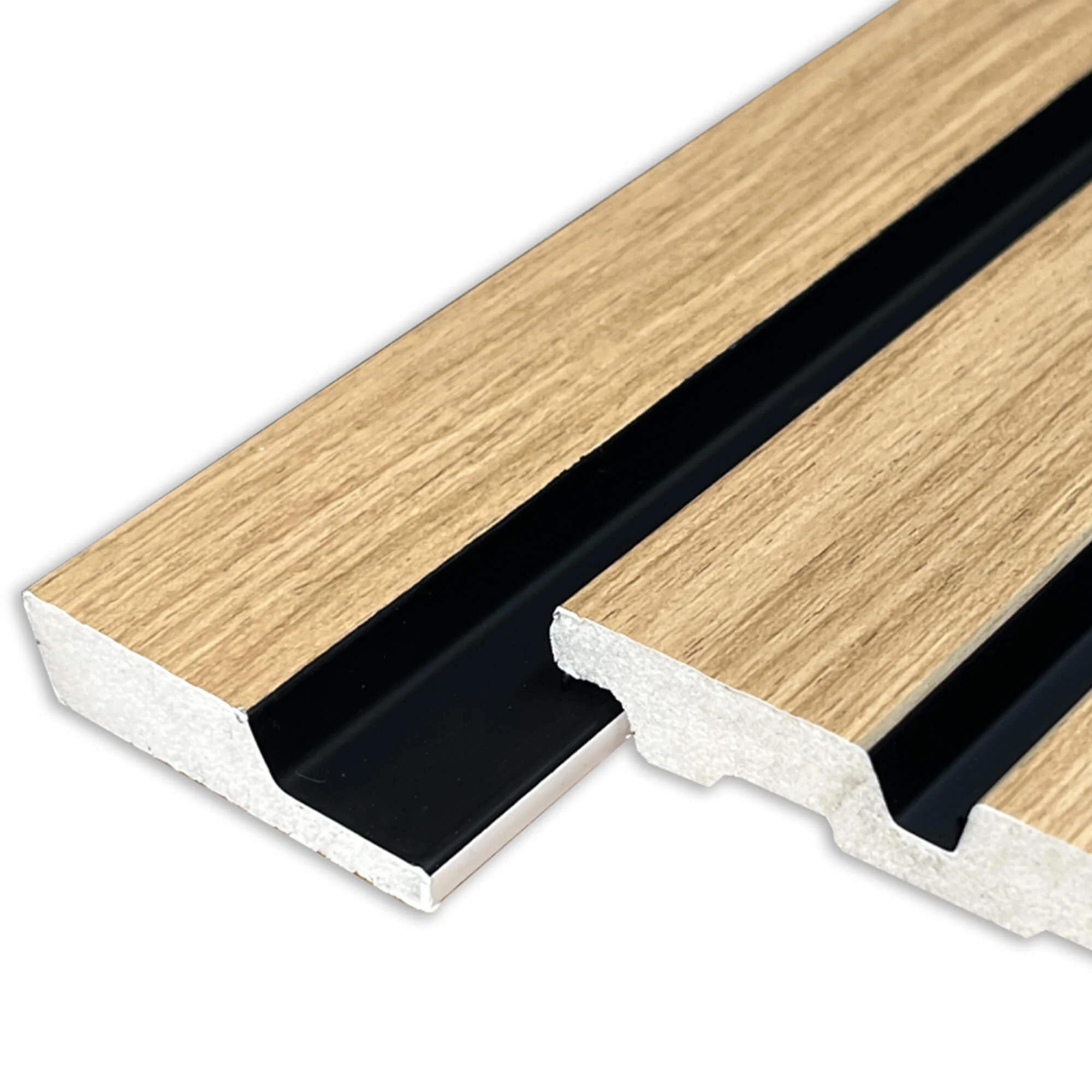 Oak Aqua Slatwall Right Trim - Image 3