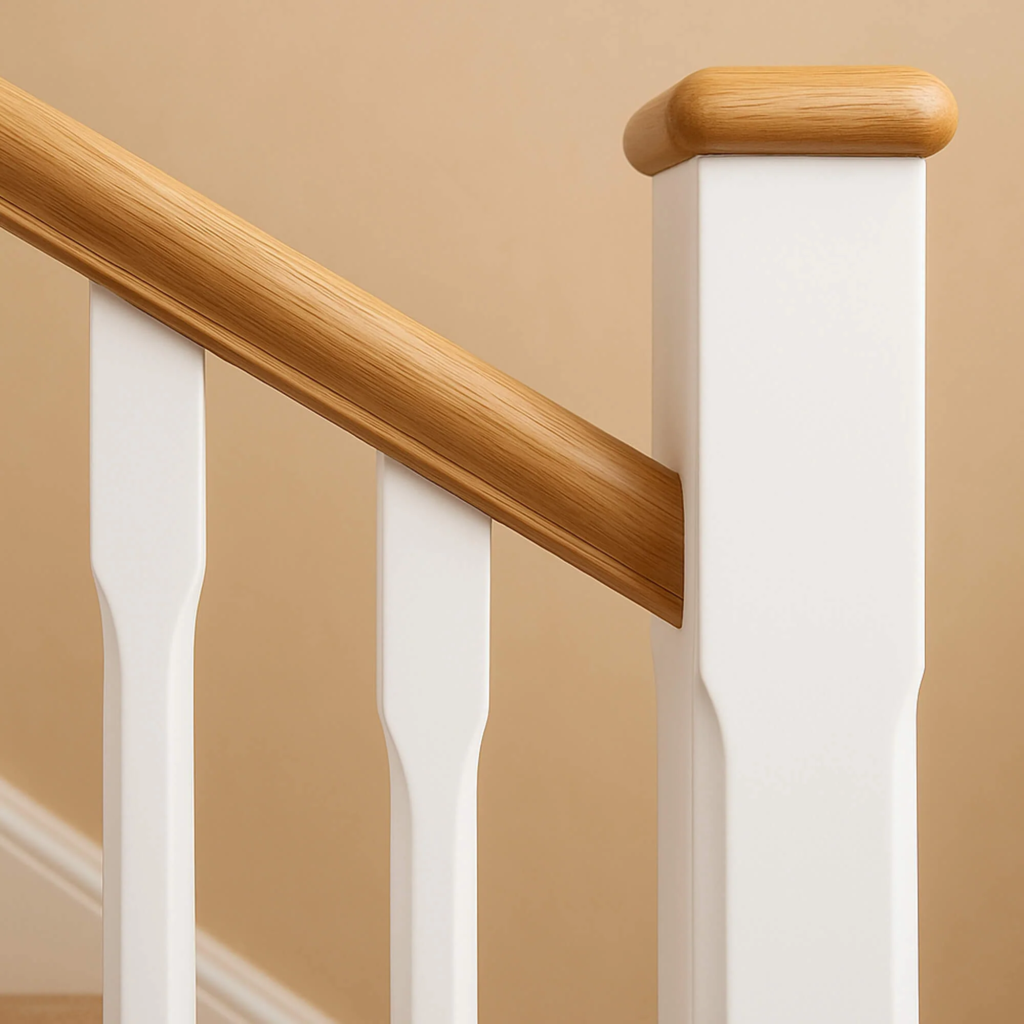 Oak Veneered Standard Handrail (41mm Infill) - Image 3