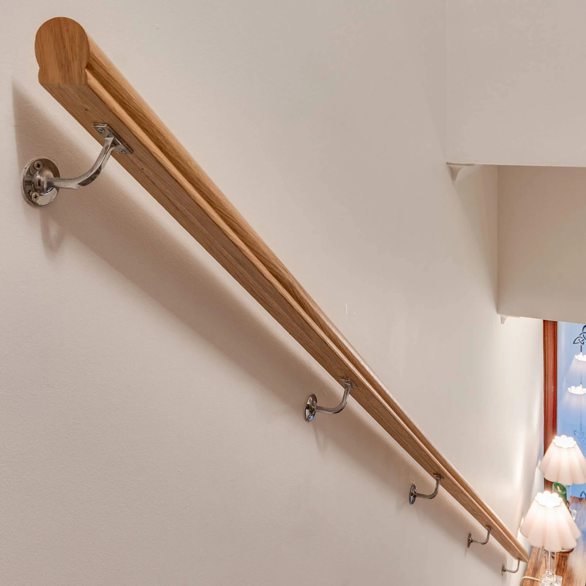 Oak Veneered Standard Handrail (13mm Infill) - Image 3