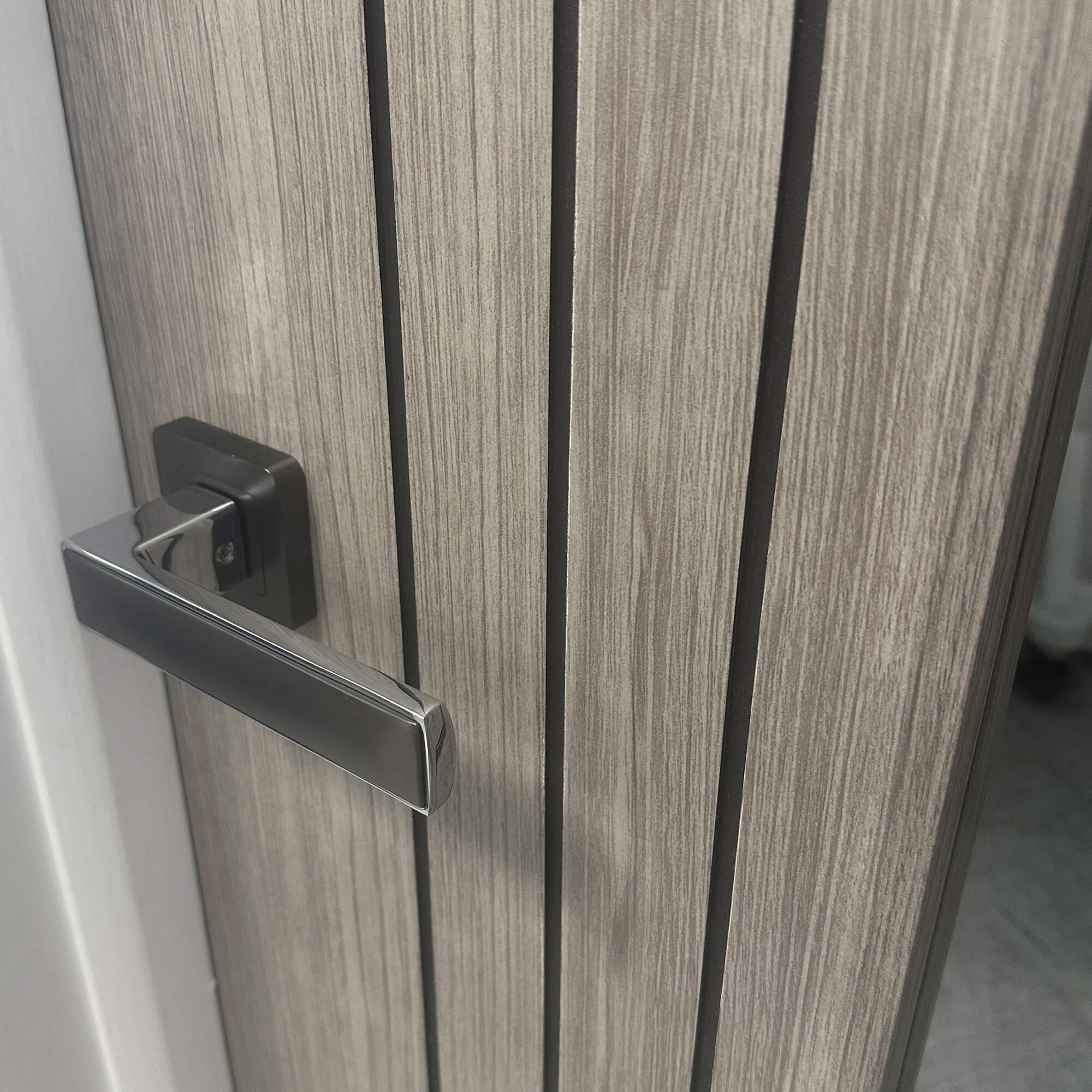 Ottawa Lava Grey 1 Lite Pre-Glazed Laminate Door (35mm) - Image 5