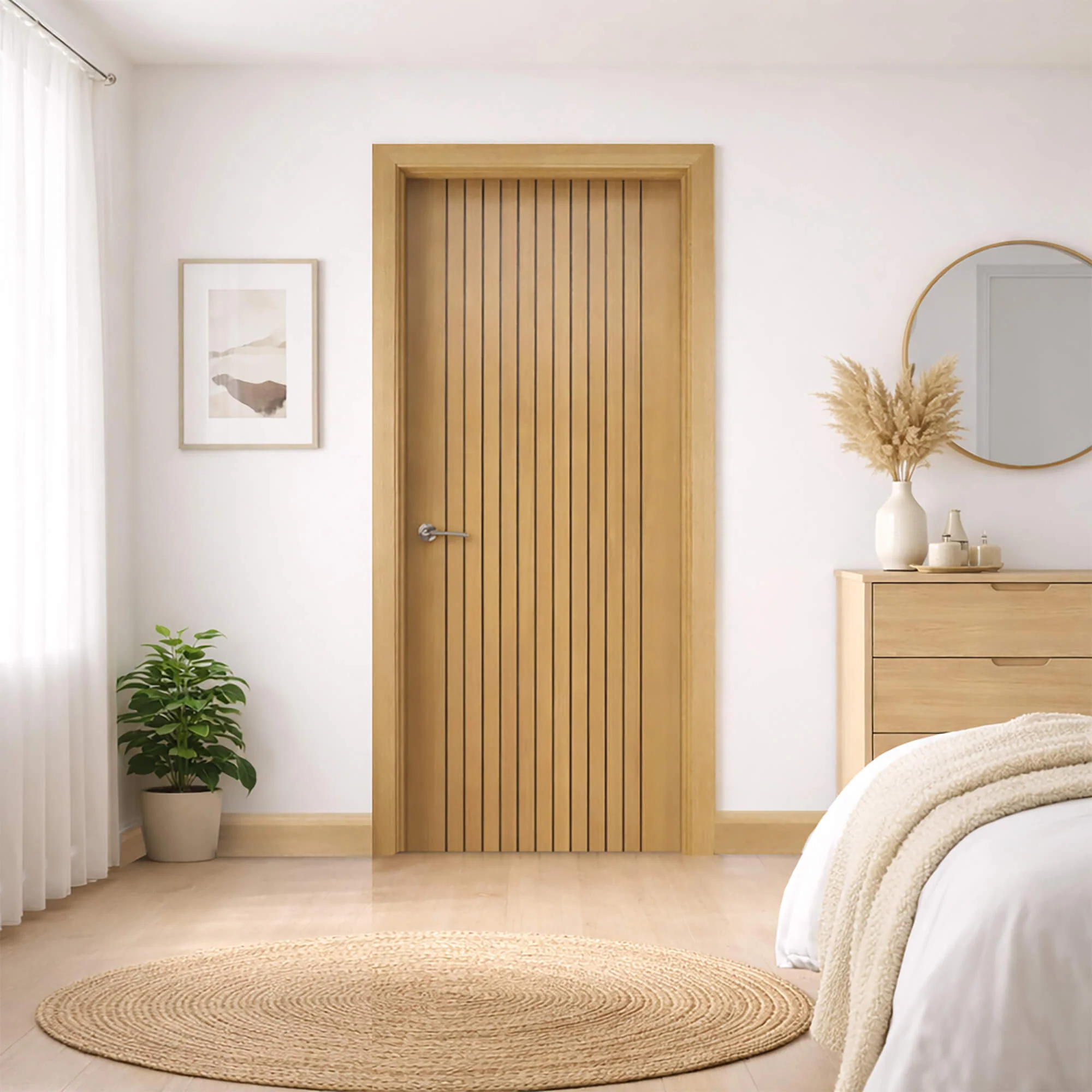 Ottawa Olive Oak Laminate Door (35mm) - Image 4