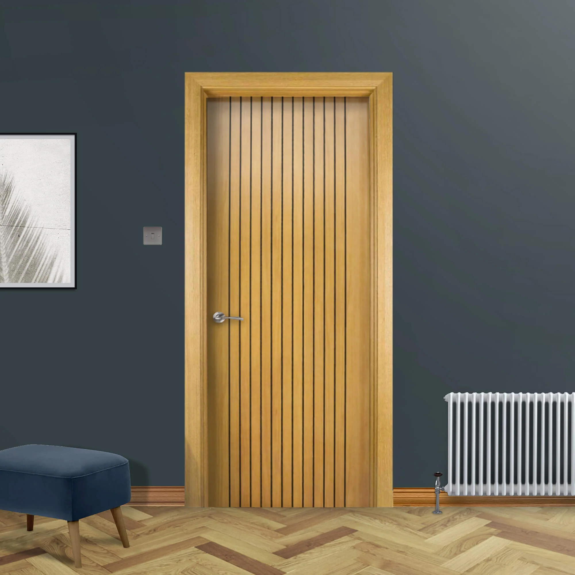 Ottawa Olive Oak Laminate Door (35mm) - Image 5