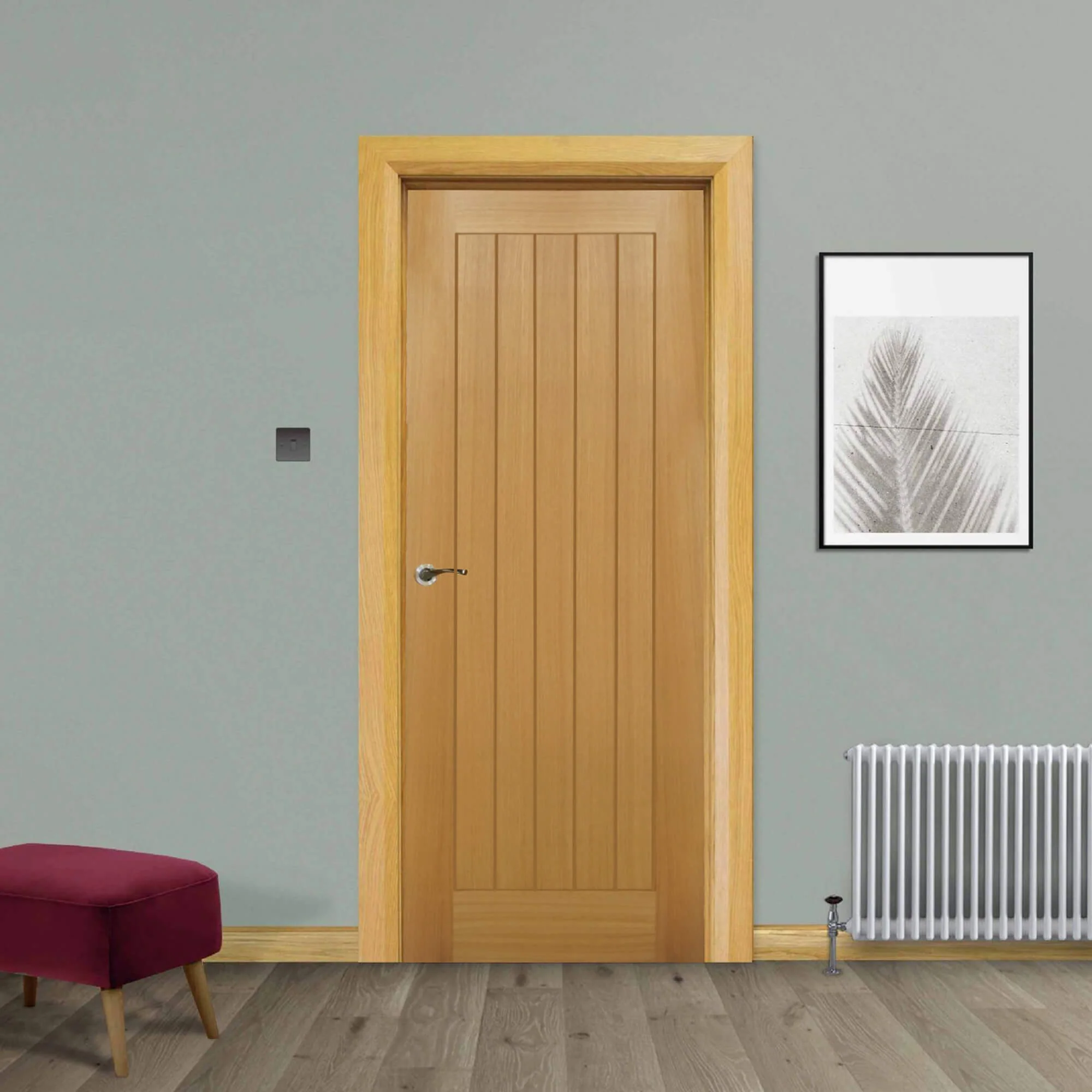 Panama White Oak Door (35mm) - Image 5