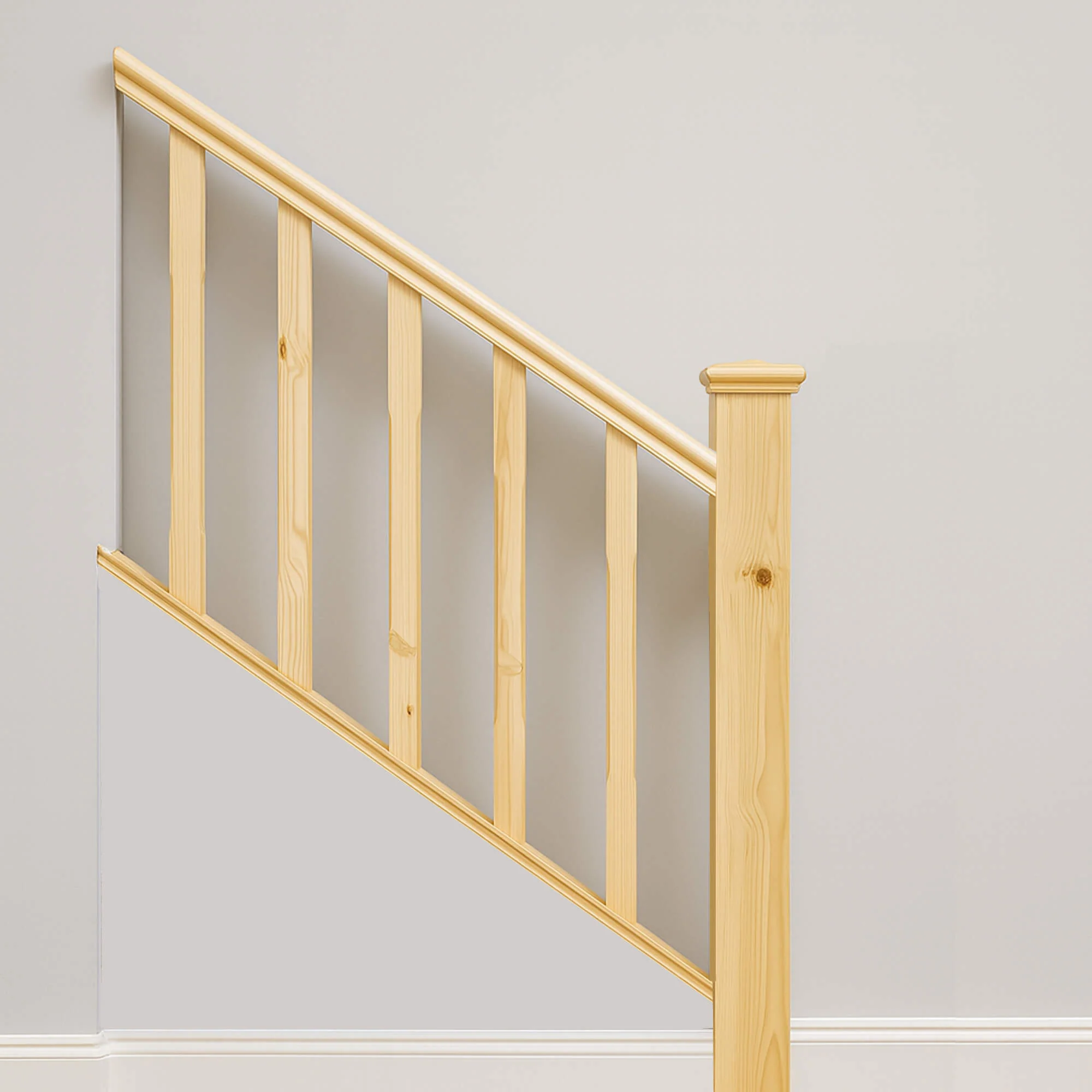 Redwood Pine Chamfered Spindle - Image 3