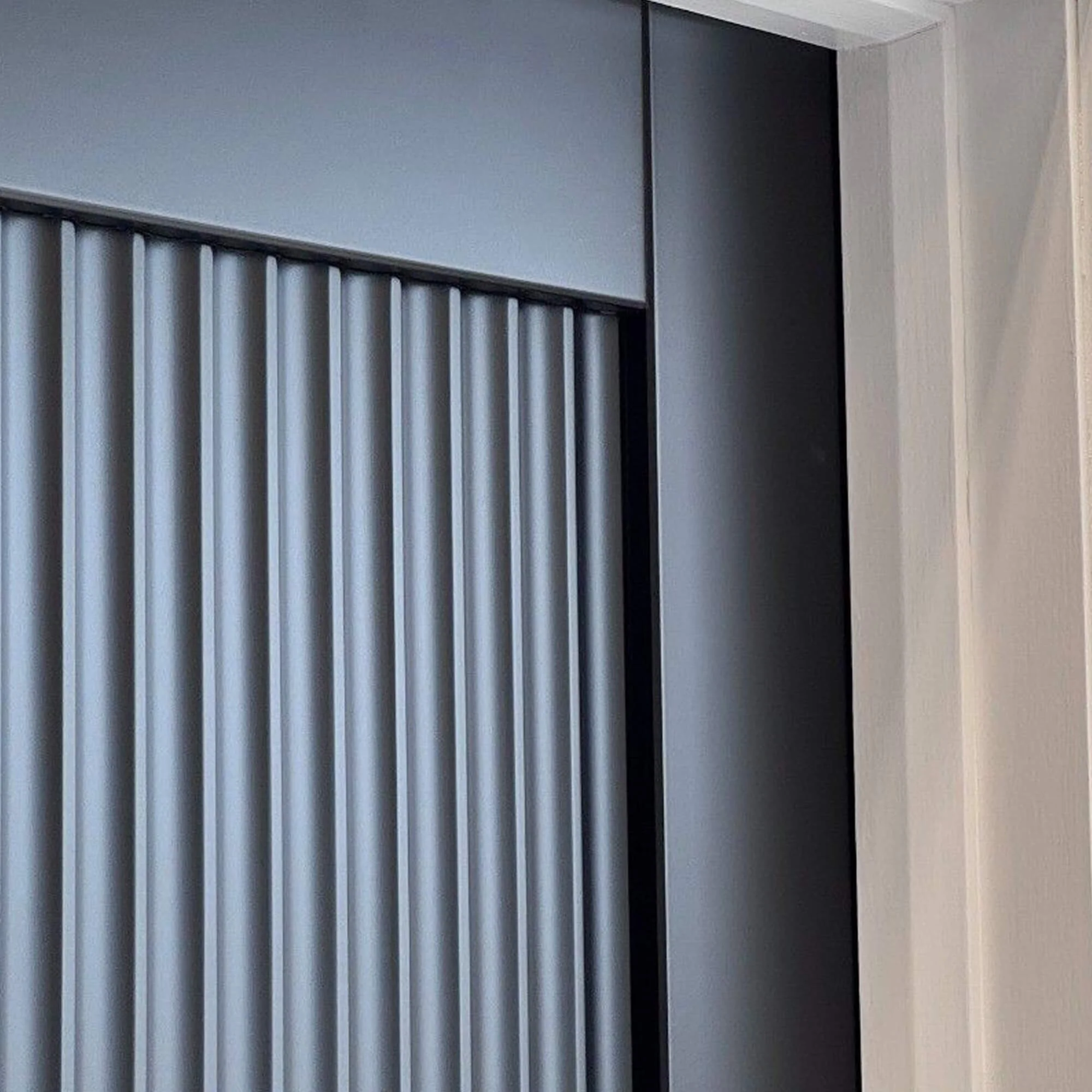 Reeded Black Primer Plus Door (35mm) - Image 3