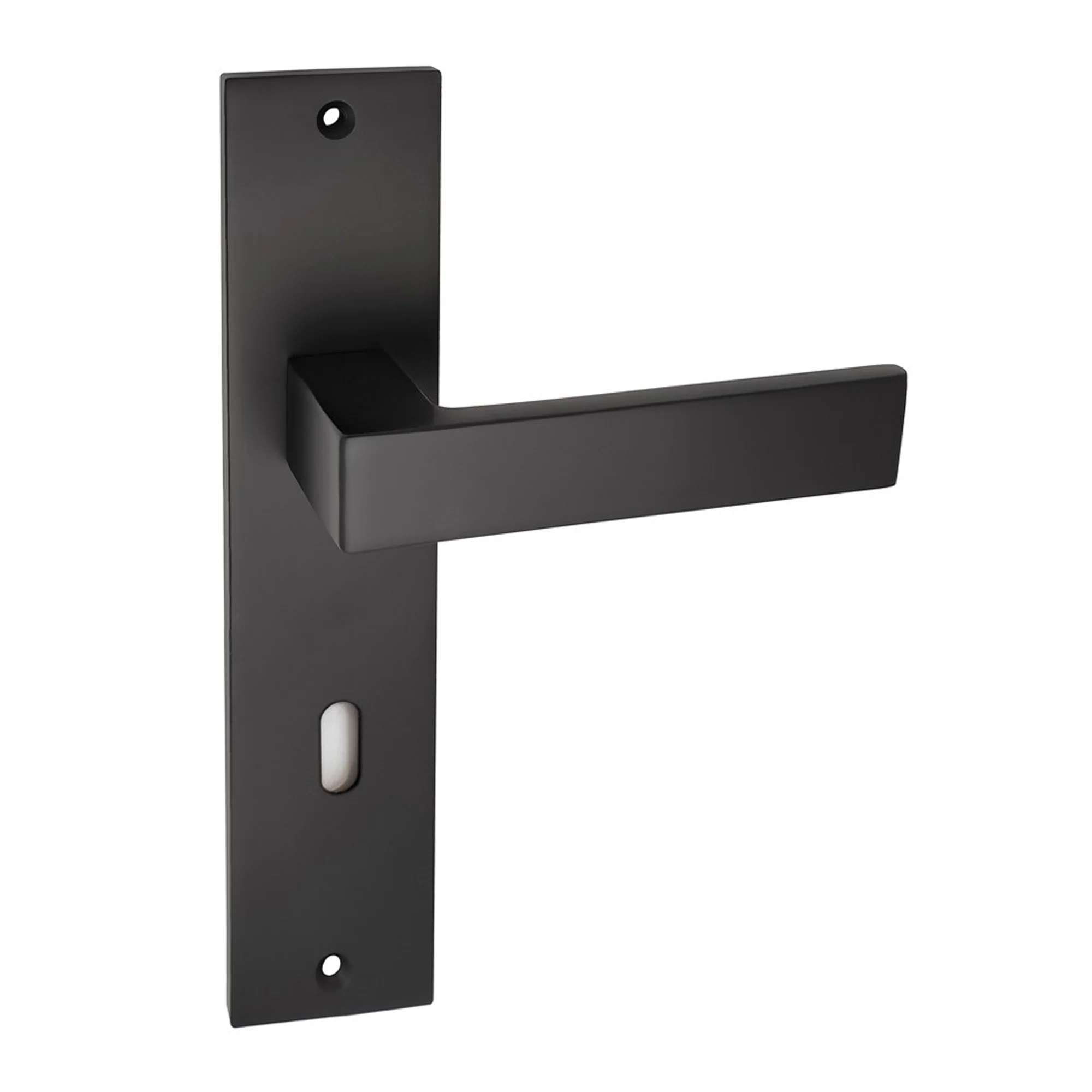 Saturn Flat Black Backplate Handle - Image 2