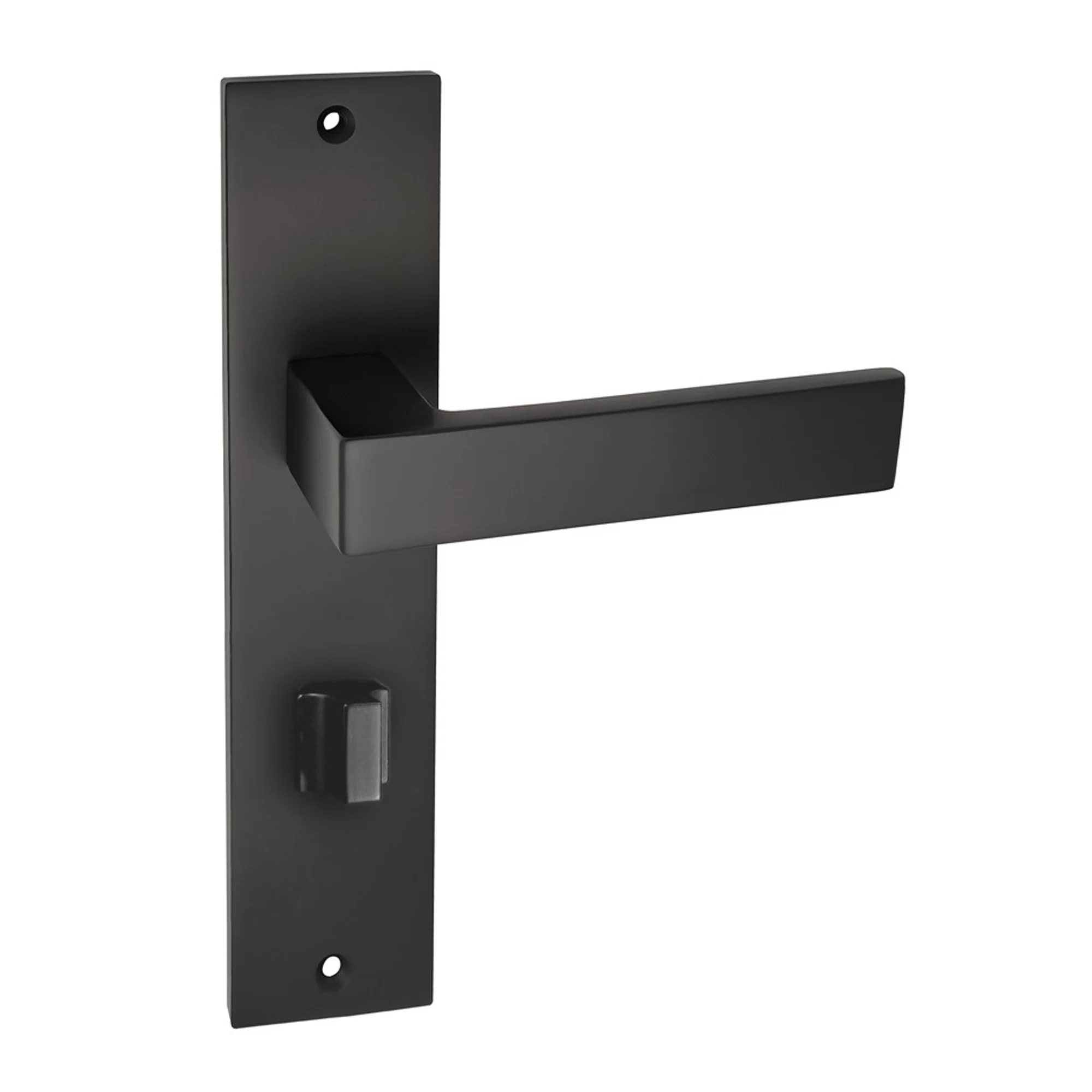 Saturn Flat Black Backplate Handle - Image 3