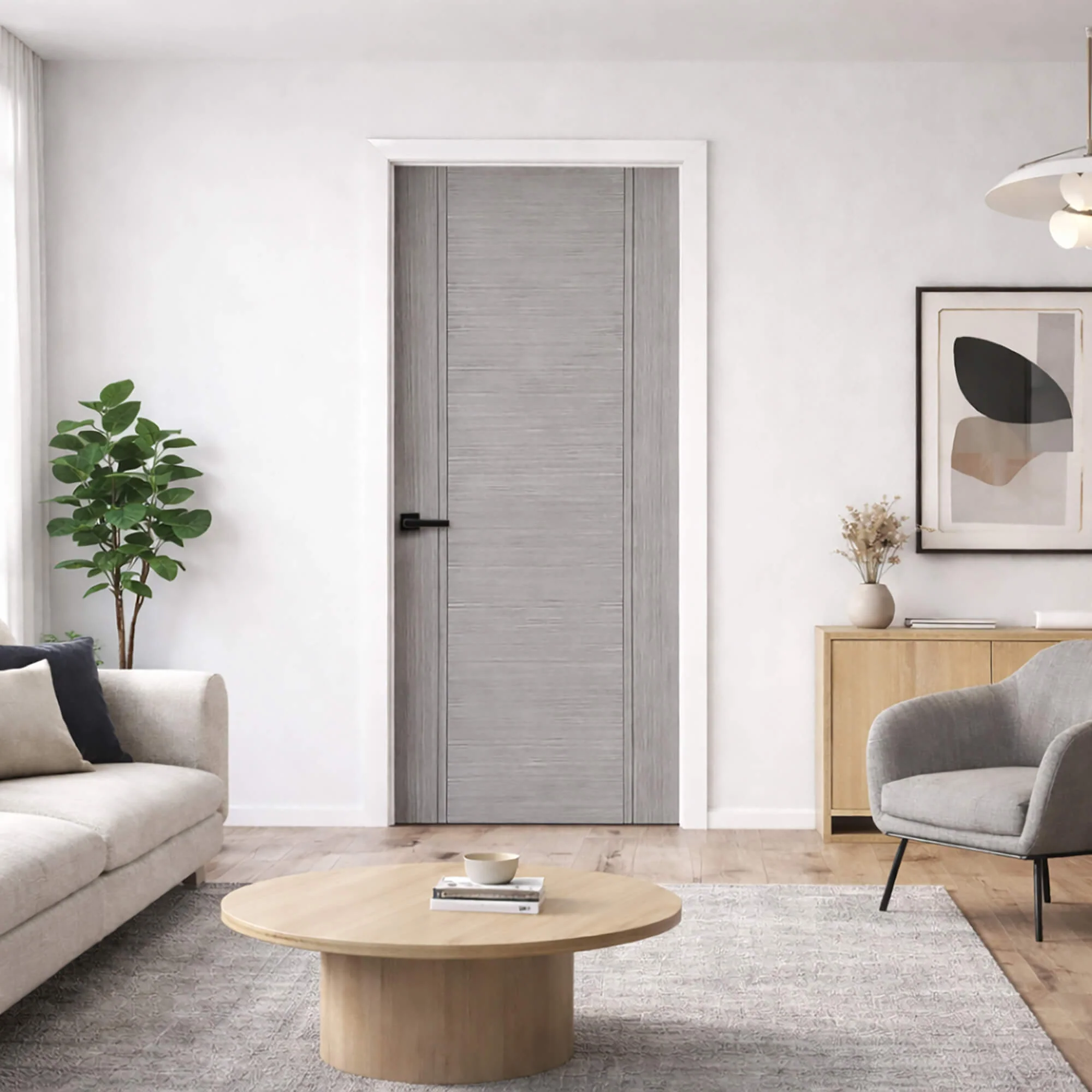 Seattle Urban Grey Laminate Door (35mm) - Image 3