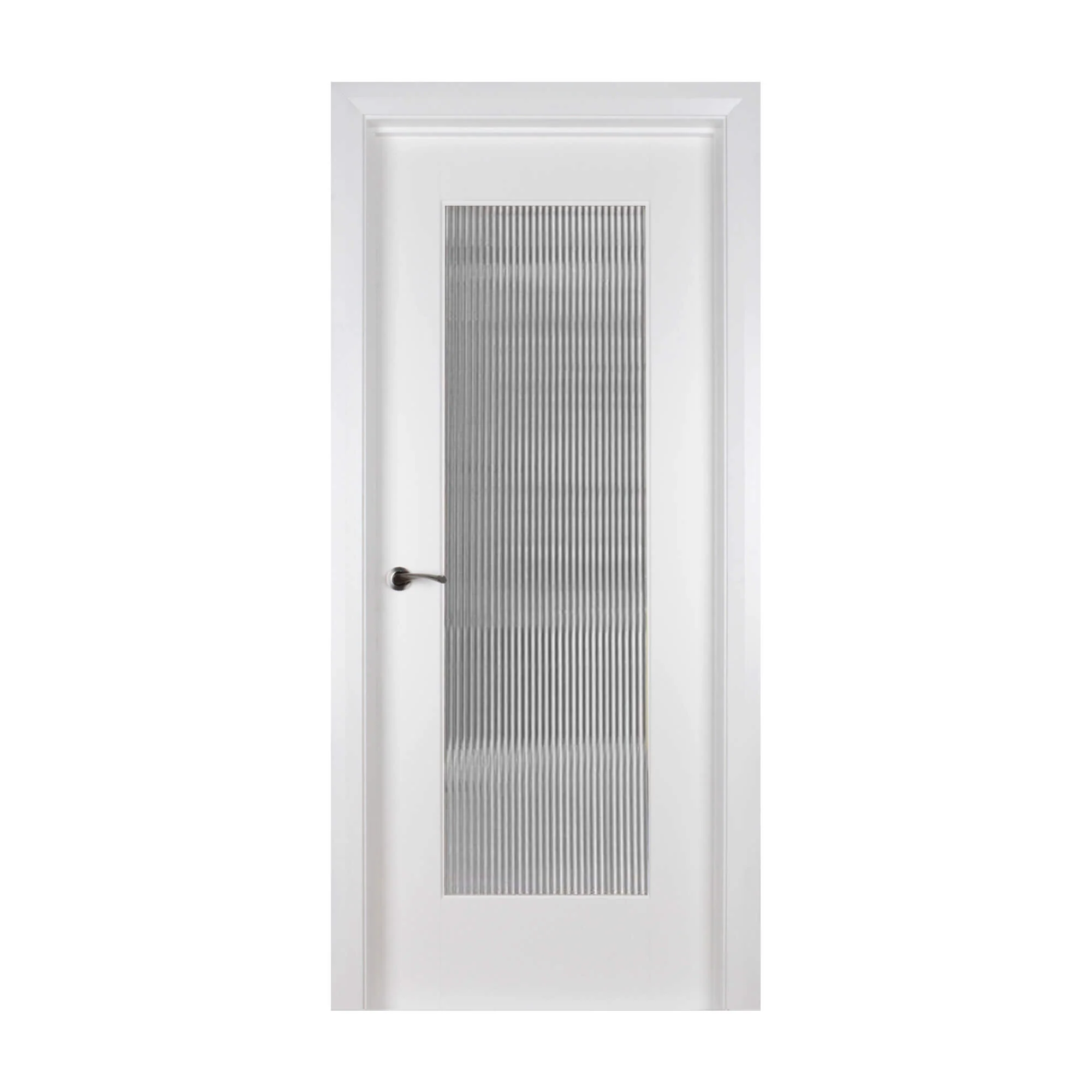 Shaker White Primed 1 Lite Unglazed Door (40mm) - Image 2