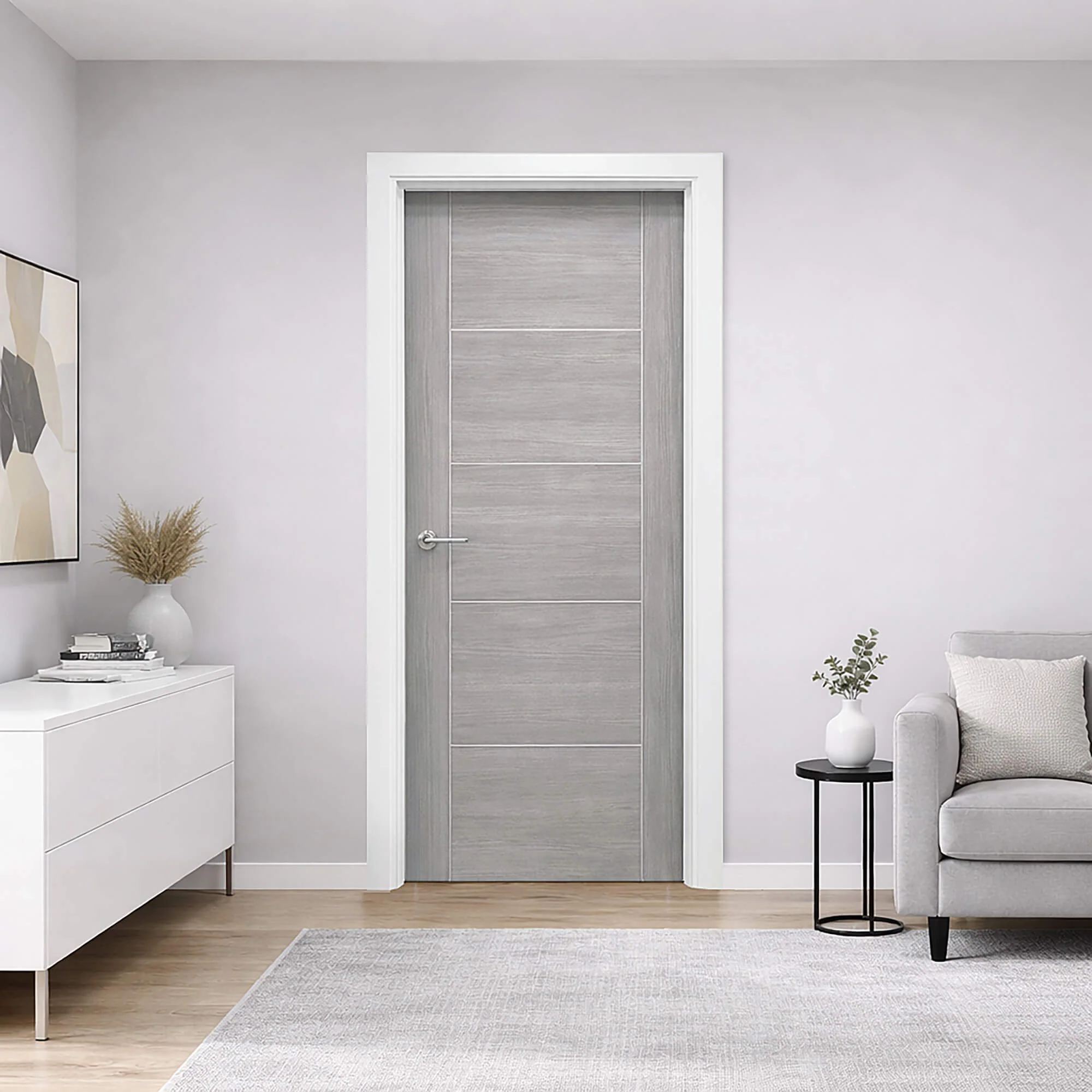 Vancouver Lava Grey Laminate Door (40mm) - Image 3
