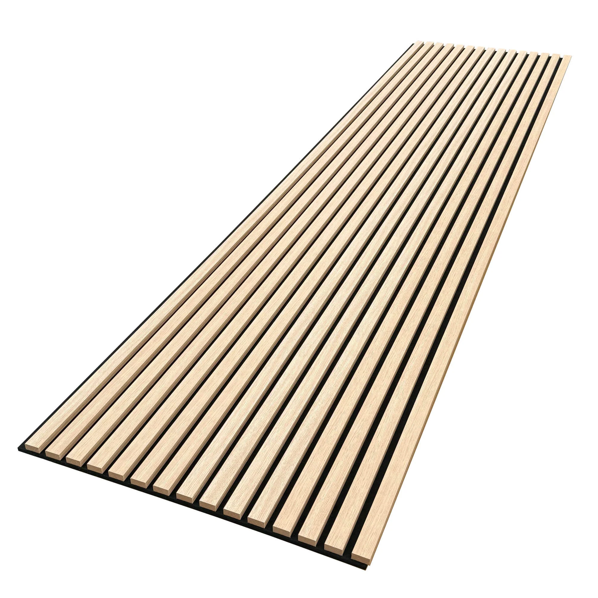 White Stained Oak Acoustic Slatwall Panel - Image 3