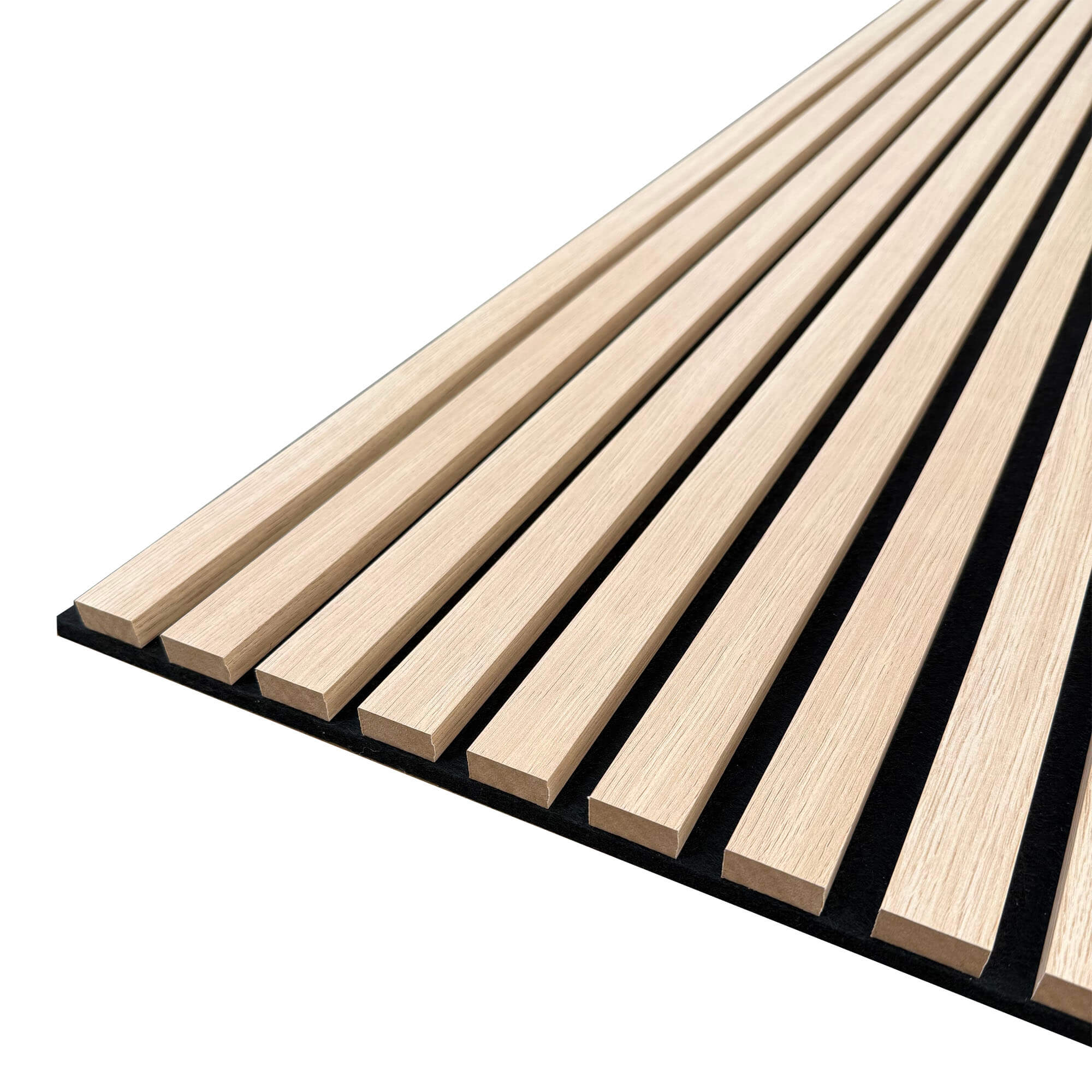 White Stained Oak Acoustic Slatwall Panel - Image 4